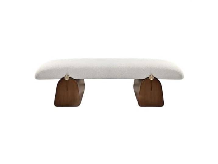 Vfs8dQ5kt Schlafzimmerbank Schuhwechselhocker aus Holz im Retro-Stil, dekorativ for das Wohnzimmer(100 * 42 * 45cm)