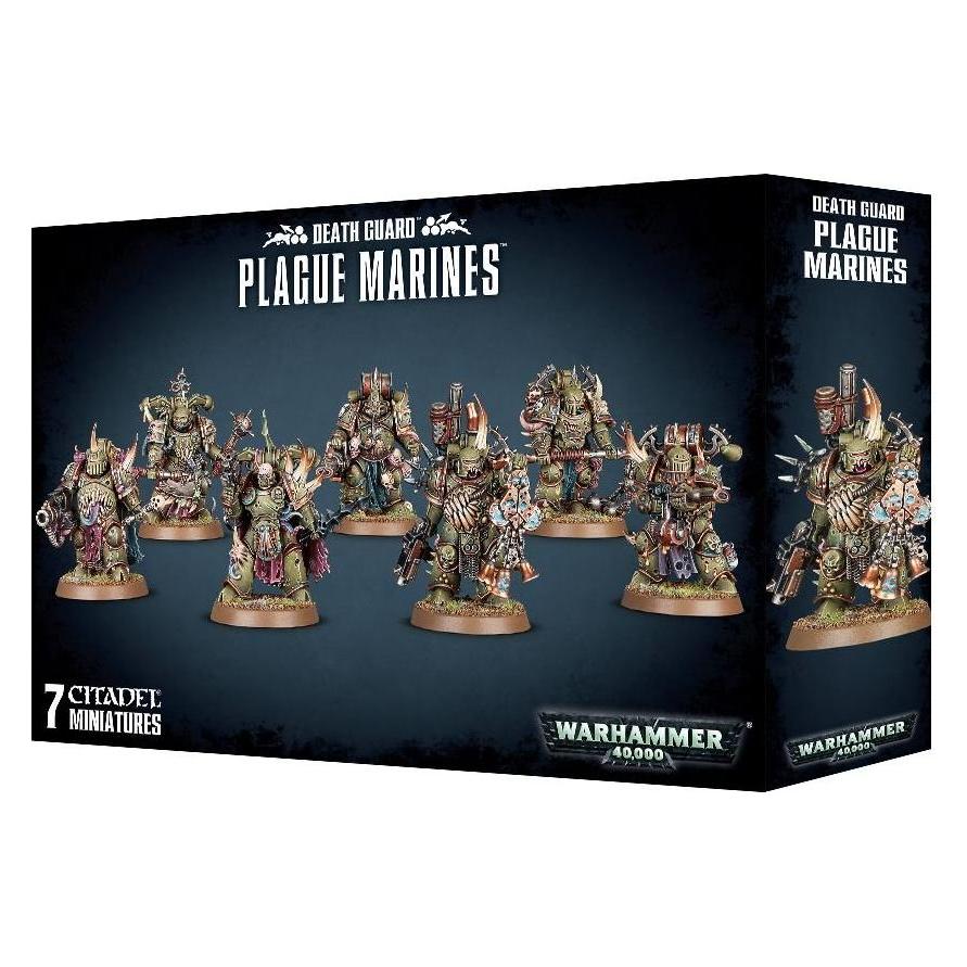 Games Workshop Warhammer 40k - Death Guard Plague Marines (Kunststoff) (43-55)