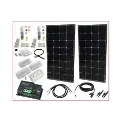 Dietz P240W_VO_MPP Solaranlage Sunpower 240W - Votronic MPP Regler f. 2 Batte...
