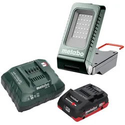 Metabo, Arbeitsleuchte, BSA 18-1000 Akku Baustrahler 18 V 1000 lm + 1x LiHD Akku 4,0 Ah + Ladegerät (1000 lm)