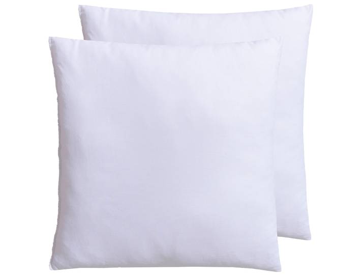 Microfaserkissen FAN Kissenparade , weiss (weiß), B:50cm L:50cm, Bezug: 100% Baumwolle. Füllung: 100% Polyester, Kopfkissen, Microfaserkissen, Allround-Kissen im Spar-Set
