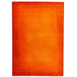 Teppich Uni Art 133 x 190 cm Polypropylen Orange