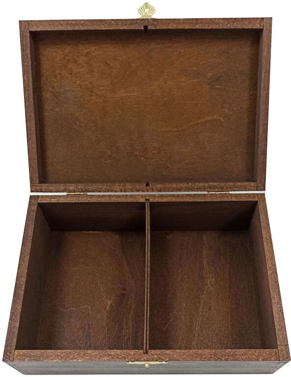 Euro Schach international Grande Boite de rangement - Pièces d'échecs Roi 9.5cm (Vernis)