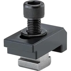 Röhm, Schraubstock + Zwinge, Einfach-Spannpratze, T-Nut 20, Gewinde M16x65, komplett