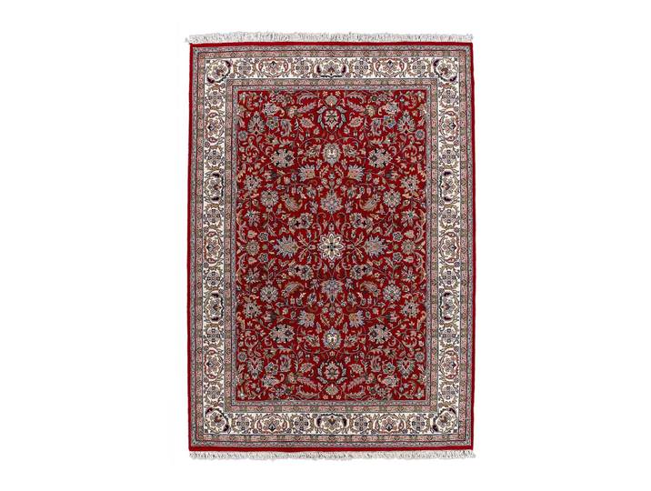 Wollteppich Benares Isfahan Rot/Rot 90 x 160cm Wolle