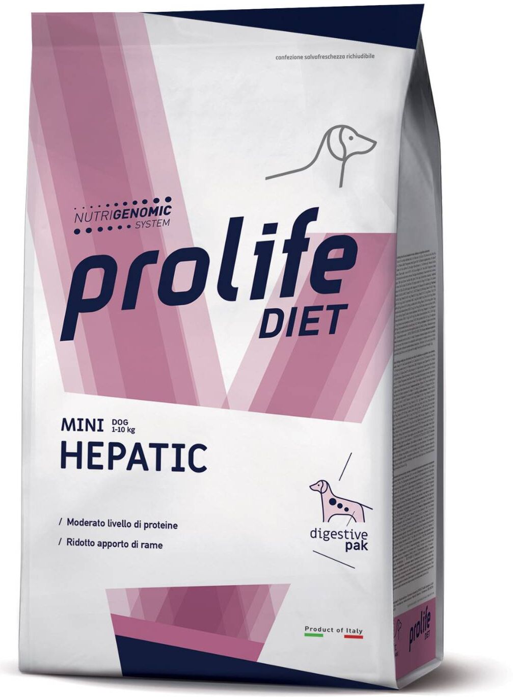 Prolife® Prolife Diet Dog Hepatic Mini per Cani di Piccola Taglia 1,5 Kg