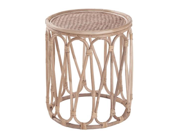 Butlers Beistelltisch Lombok, Braun, Holz, Echtholz,Bambus, 40x48x40 cm, Wohnzimmer, Wohnzimmertische, Beistelltische
