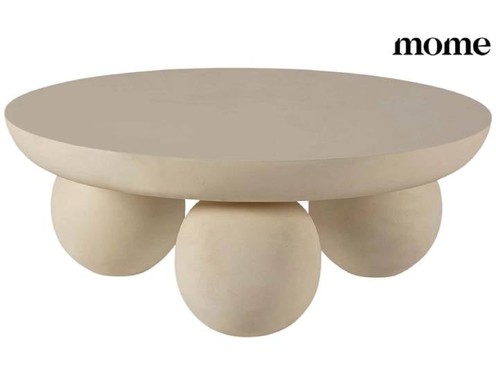 MOME Couchtish AILEN 90x90x34cm beige