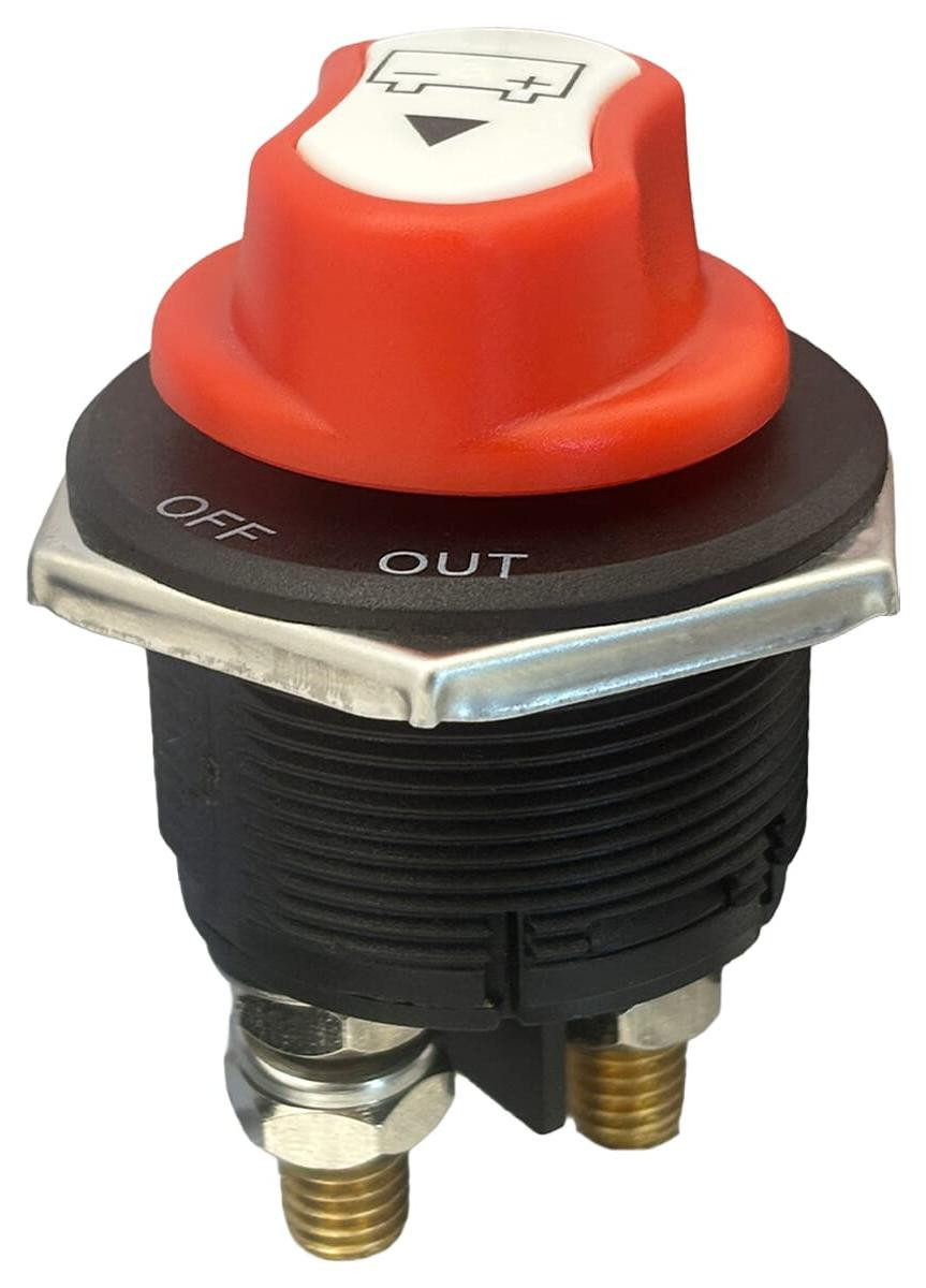 ProRide Accuschakelaar 200A 12-24V DC - Hoofdschakelaar - Batterij Isolator Aan/Uit - Opbouw