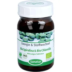 Bio Spirulina und Bio Chlorella Tabletten 250 ST