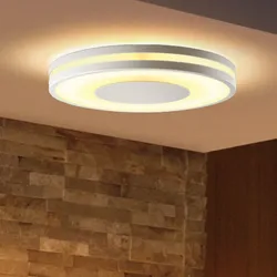 Philips Hue 8719514341159 LED-Deckenleuchte Being + Hue Switch 1x32w | 2400lm | 2200-6500k - dimmbar, Bluetooth, White Ambiance, weiß
