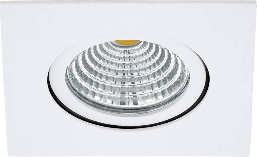 Eglo Saliceto Richtbare Led Spot Vierkant Wit - 6W - 2700K