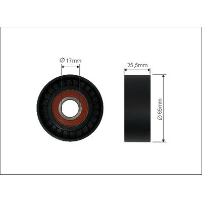 CAFFARO Spannrolle, Keilrippenriemen 326-00 65mm für Fiat (NANJING)