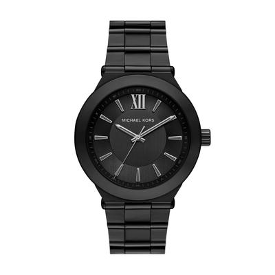 Quarzuhr MICHAEL KORS "Billie", schwarz, Armbanduhren, Herren, Quarzuhr, Armbanduhr, Edelstahlarmband, analog