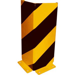 Schake Anfahrschutz für Regale, L-Profil, 6mm Stahl, BxH 160 x 400mm