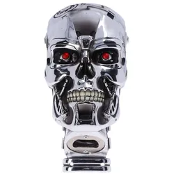 Nemesis Now Terminator 2 - Wand-Flaschenöffner T-800 - 18 cm, Flaschenöffner, Silber