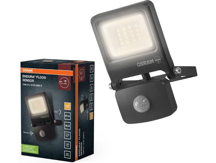 Osram ENDURA Flood Warm White PCR LED-Modul 1 Stk. Warmweiß grau, LED-Modul, Aluminium
