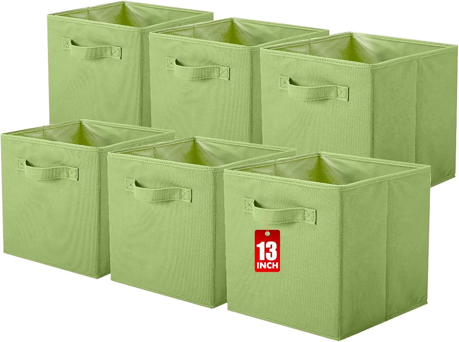 Set van 6 opvouwbare opbergdozen voor kleding, B/D/H: 33 x 33 x 33 cm
