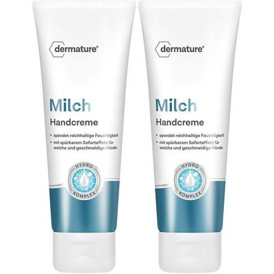 Dermature Milch Handcreme 2x 2x75 ml Creme