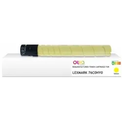 Armor OWA, Toner, OWA Toner kompatibel zu LEXMARK 76C0HY0 yellow (34.000 S.) (Y)