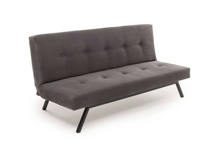 Bettsofa Zola Grau Stoff B 180 T 64 cm - Bettsofa
