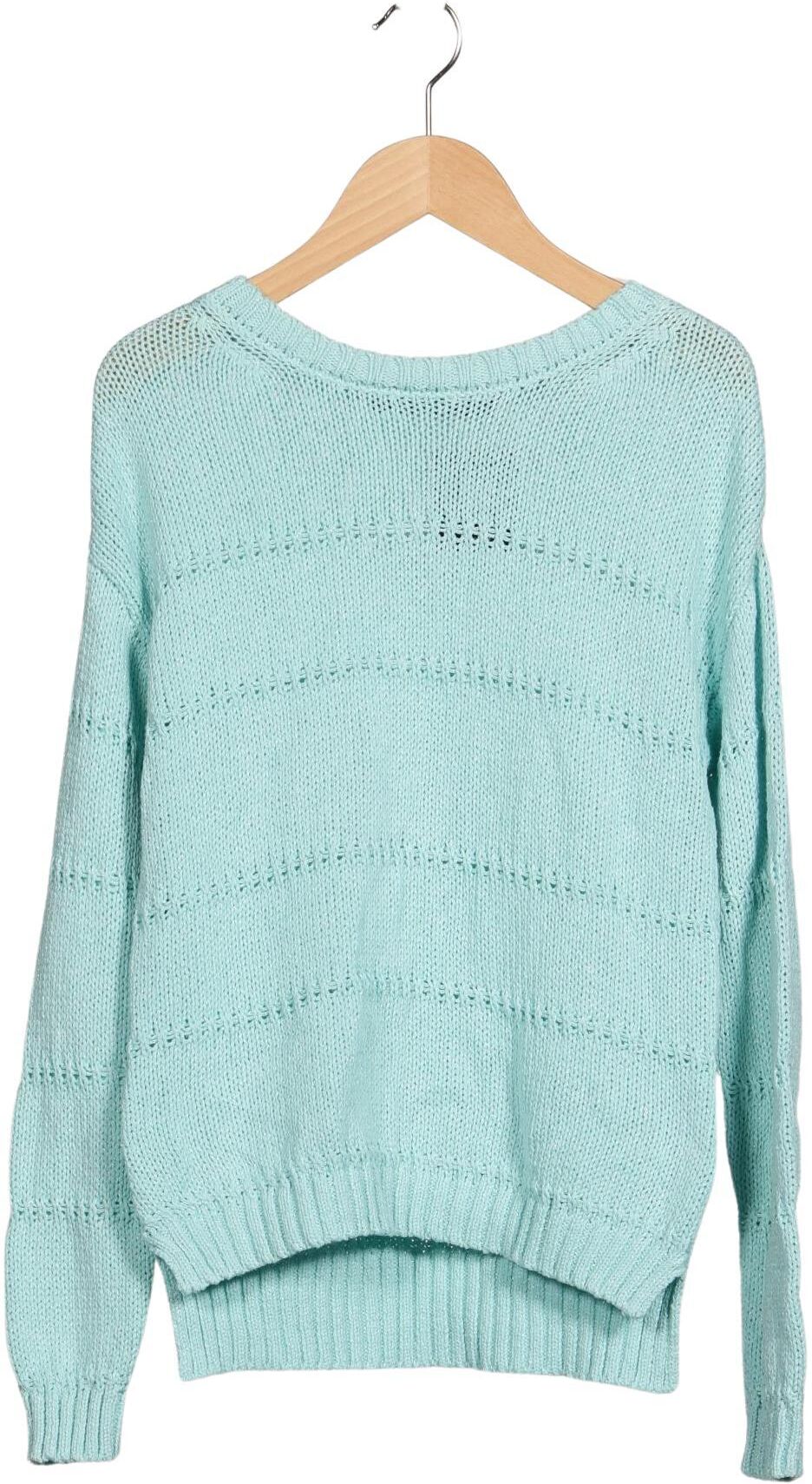 Apanage Damen Pullover, Hellblau, Gr. S, Baumwolle - Second Hand
