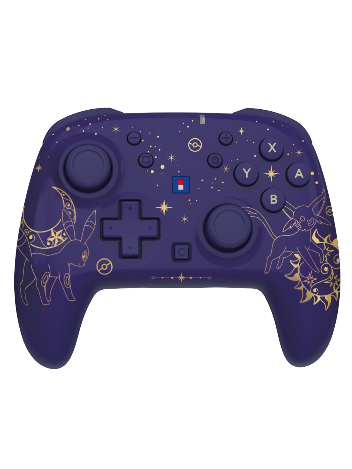 HORI Wireless PAD Turbo (Espeon & Umbreon) for Nintendo Switch 2 - Purple - Wireless Controller - Nintendo Switch 2