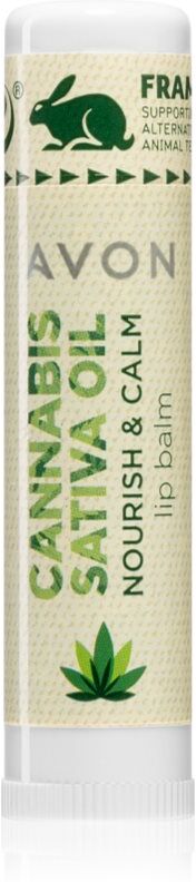 Avon Cannabis Sativa Oil Nourish & Calm lip balm with hemp oil 4,5 g