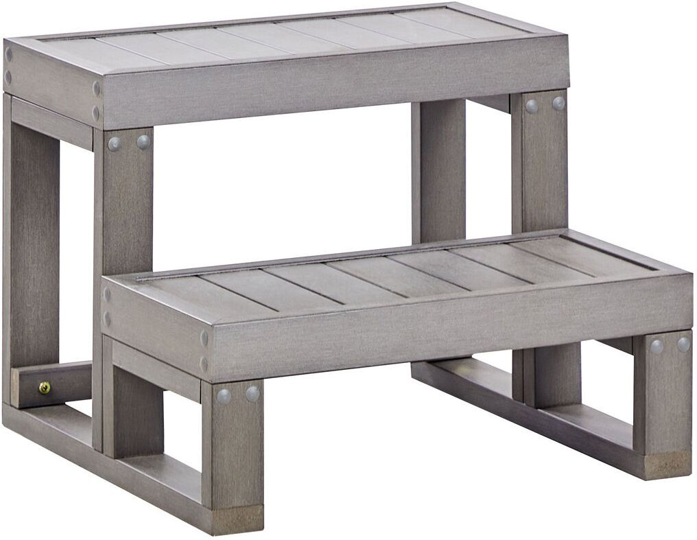 Brayden Studio Hot Tub Steps LIMAY Grey Gray 42cm H X 57cm W X 54cm D