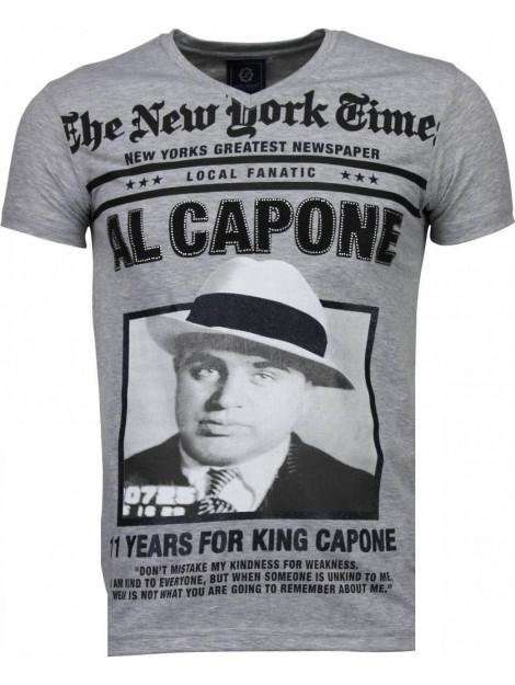 Local Fanatic Al capone rhinestone t-shirt