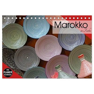 Marokko in Farbe (Tischkalender 2026 DIN A5 quer), CALVENDO Monatskalender