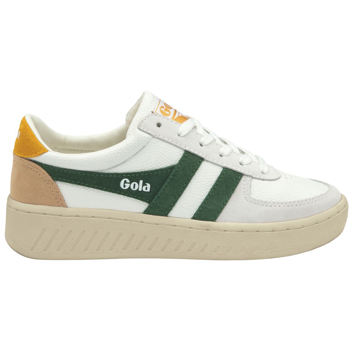 Gola Grandslam Trident Sneaker Women white/evergreen/sun (XN) 7 CLA415-XN-7-whiteevergreensun