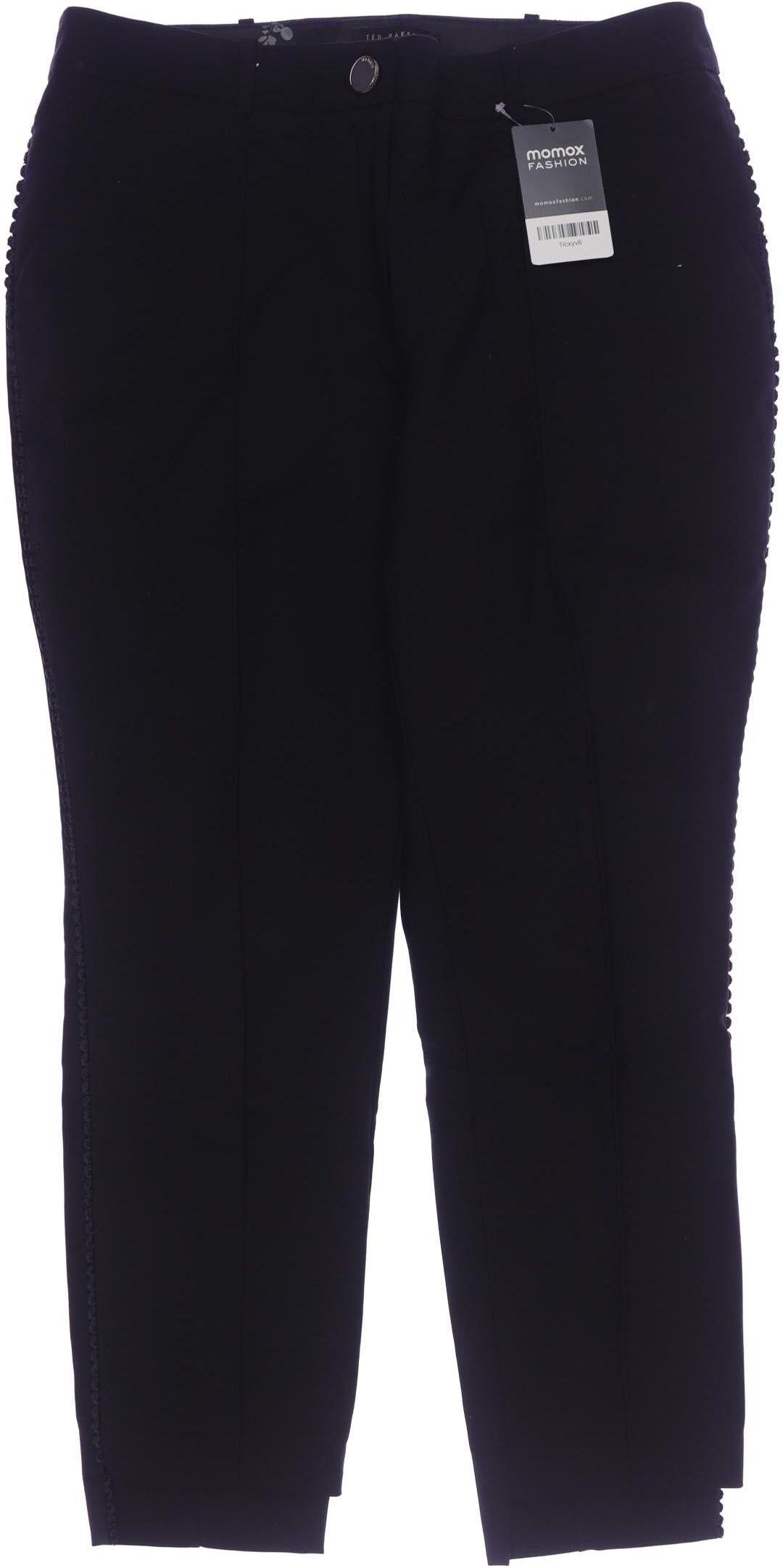 TED Baker Damen Stoffhose, Schwarz, Gr. EU 40 (Ted Baker 3), kein / Etikett - Second Hand