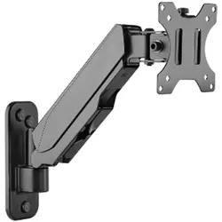 Value LCD-Wandhalter Gasfeder (Wand, 32", 8 kg), Monitor Halterung, Schwarz