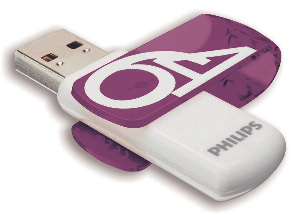 PHILIPS USB-Stick Vivid 64GB FM64FD05B/