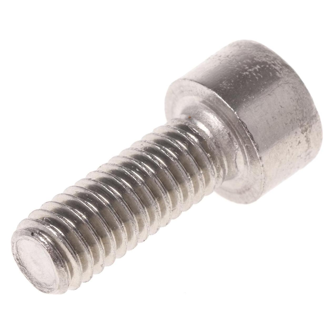 RS PRO A2 s/steel hex socket cap screw,M5x8 (1247351)