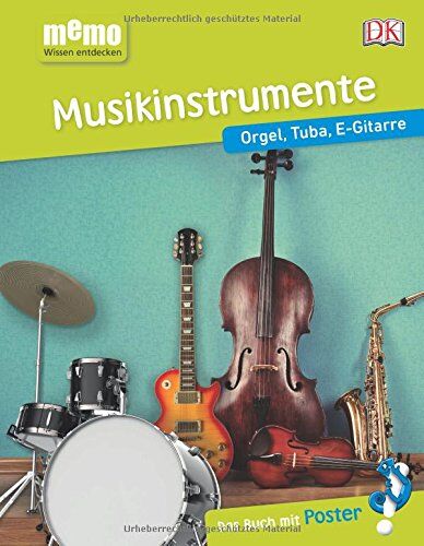 memo Wissen entdecken. Musikinstrumente: Orgel, Tuba, E-Gitarre. Das Buch mit Poster! - Preis vom 11.10.2026 03:10:56 h