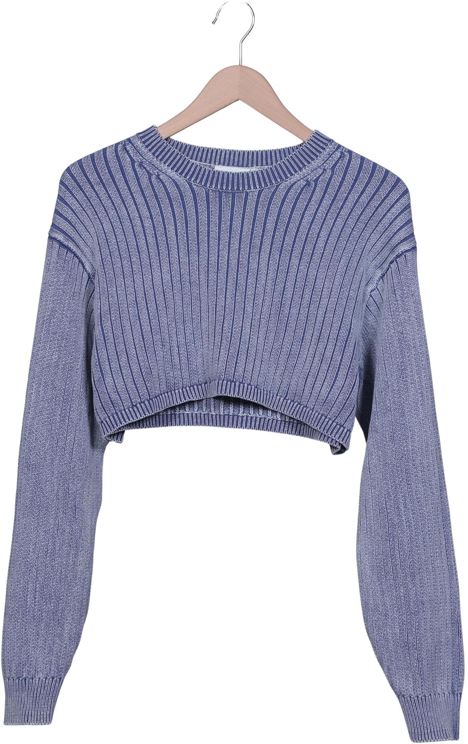 Weekday Damen Pullover, Blau, Gr. S, Baumwolle - Second Hand