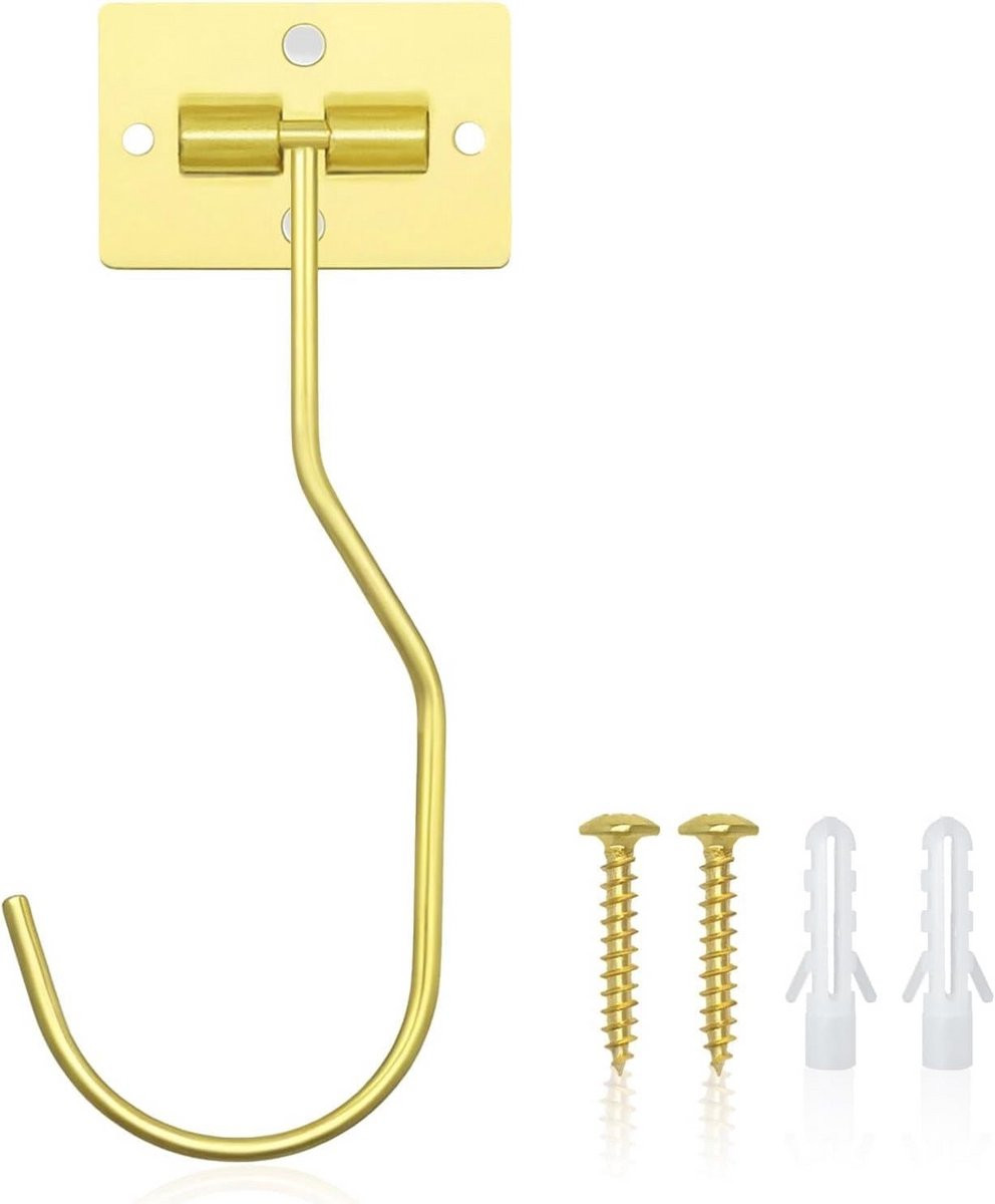 Banana Hanger Hook Gouden Bananenhouder Zelfklevend en Schroefbaar