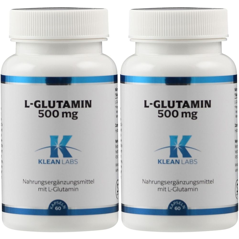 L Glutamin 500Mg x2 2x60 St Kapseln