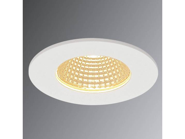 SLV Patta-I LED-Einbauleuchte rund, weiß matt Patta-I, dimmbar, weiß / opal, für Wohn- / Esszimmer, Aluminium, Modern