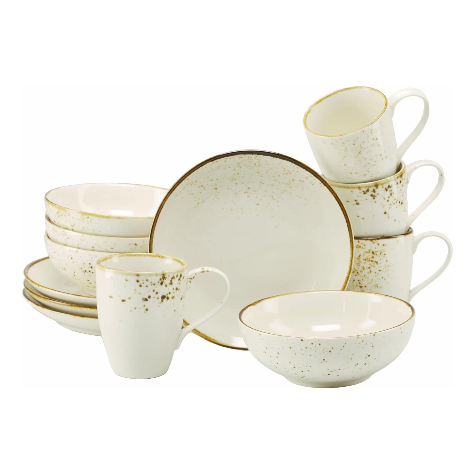 CreaTable - 24971, Nature Collection Creme - Kaffeeservice 12-tlg