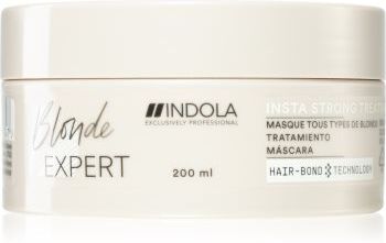 Indola Blond Expert Insta Strong máscara capilar nutritiva para cabelo loiro e grisalho 200 ml. Blond Expert Insta Strong