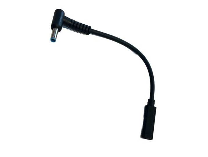CoreParts Conversion Cable for HP Convert USB-C to 4.5 * 3.0mm, USB-C TO HP ADAPTER (Convert USB-C to 4.5 * 3.0mm Connects all HP Laptops that require 4.5 * 3.0mm to USB-C Chargers - Upto 100Watt)