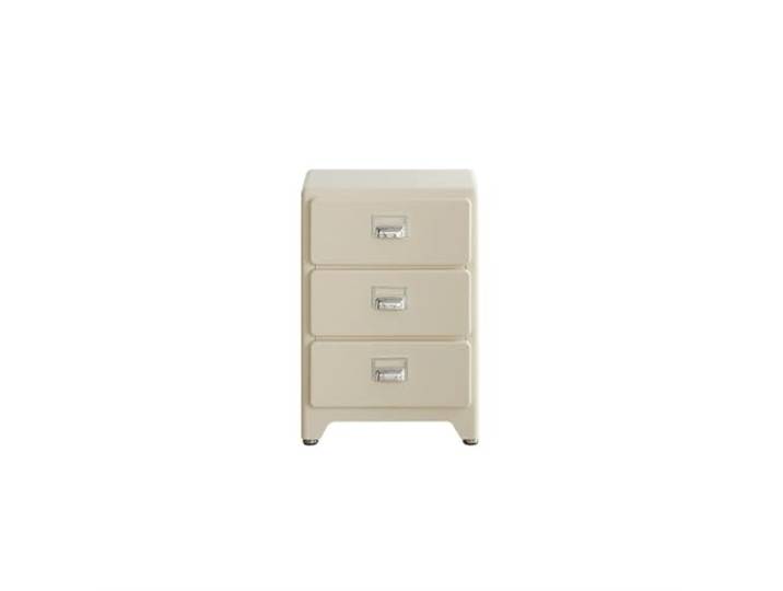 YANG11FAN Vielseitig Nachttisch-Schlafzimmermöbel aus Massivholz Minimalistisches kleines Vintage-Wohnzimmer-Sideboard mit Stauraum(Weiß)