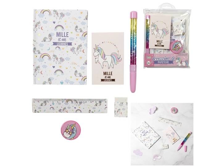 Schreibwaren-Set JEUX 2 MOMES KAWAII