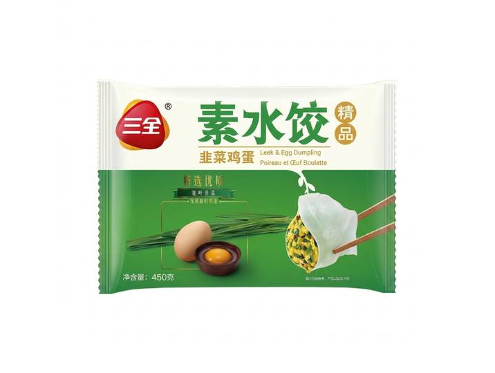 Sanquan Raviolis à la ciboulette et aux œufs - 450 g