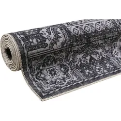 WECONhome Kurzflorteppich Fresh Bachtiar WH-19104-04 dunkelgrau 120x170
