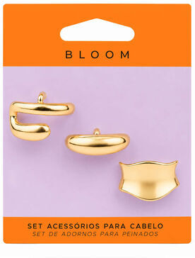 Bloom Beauty Set de Acessório Dourados Cabelo 1 un