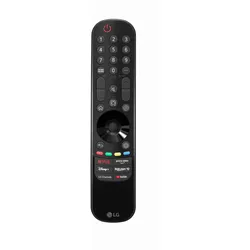 LG MR26GB AI Number Key Magic Remote Control Y26 (Gerätespezifische Fernbedienung, Bluetooth, Infrarot), Fernbedienung, Schwarz